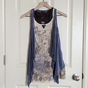 Vanity Women's 3 Piece Layered Boho Tank Set